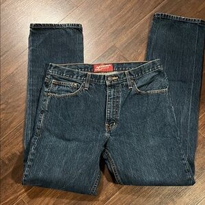 Arizona Jean Company Men's Dark Blue Straight Jeans 32/34